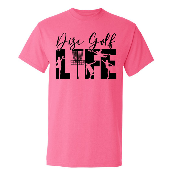 Disc Golf T Shirt DISCGOLF LIFE Discgolfer Discgolfing Shirt - Picture 8 of 16